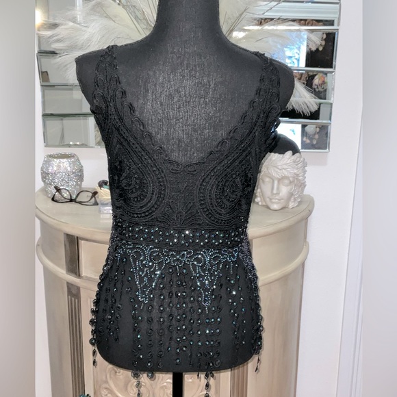 Black Embroidery Lace Top XS-S - Picture 9 of 14